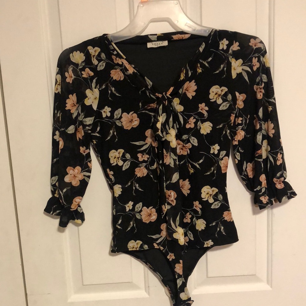 Ember, Small, black floral